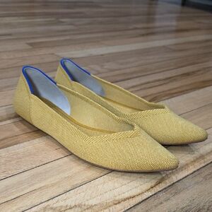 Rothy's Yellow and Blue Women's Flats
